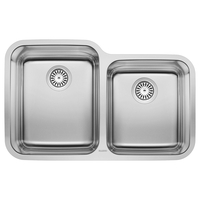  Stellar Stainless Steel Undermount - Double Bowl Kitchen Sink - Stainless Steel