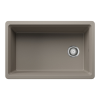  Inteos White/Color Undermount - Single Bowl Kitchen Sink - Truffle