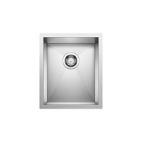  Precision Stainless Steel Undermount - Single Bowl Kitchen Sink - Polished Satin