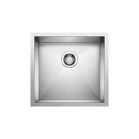  Precision Stainless Steel Undermount - Single Bowl Kitchen Sink - Polished Satin