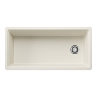  Inteos White/Color Undermount - Single Bowl Kitchen Sink - Soft White