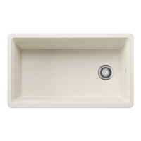 Inteos White/Color Undermount - Single Bowl Kitchen Sink - Soft White