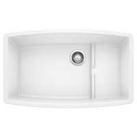  Performa White/Color Undermount - Single Bowl Kitchen Sink - White