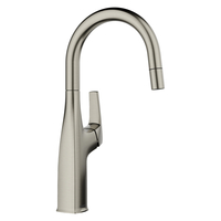  Rivana Single-Hole Bar Faucet - Satin Platinum