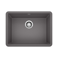  Precis White/Color Undermount - Single Bowl Kitchen Sink - Cinder