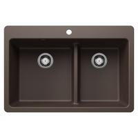 Double Bowl Kitchen Sink 33 in x 22 in x 9-2/5 in Double Bowl Kitchen Sink 33 in x 22 in x 9-2/5 in