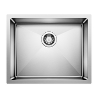  Quatrus Stainless Steel Undermount - Single Bowl Kitchen Sink - Stainless Steel