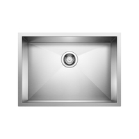  Precision Stainless Steel Single Bowl Kitchen Sink - Polished Satin