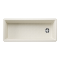  Inteos White/Color Undermount - Single Bowl Kitchen Sink - Soft White