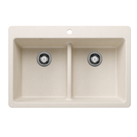 Double Bowl Kitchen Sink 33 in x 22 in x 9-2/5 in Double Bowl Kitchen Sink 33 in x 22 in x 9-2/5 in
