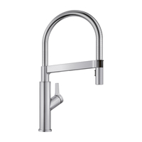  Solenta Pull-Out Spray Kitchen Faucet - Stainless Steel