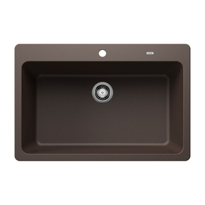 B442956 Grandis White/Color Undermount - Single Bowl Kitchen Sink - Cafe Brown B442956 Grandis White/Color Undermount - Single Bowl Kitchen Sink - Cafe Brown