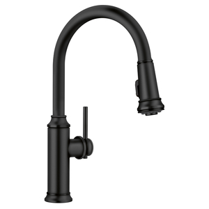 B443023 Empressa Pull-Out Spray Kitchen Faucet - Matte Black