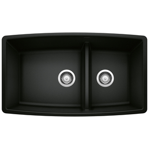 B442939 Performa White/Color Undermount - Double Bowl Kitchen Sink - Coal Black B442939 Performa White/Color Undermount - Double Bowl Kitchen Sink - Coal Black