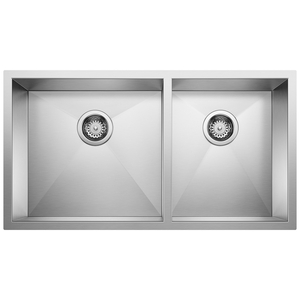 B443054 Quatrus Stainless Steel Undermount - Single Bowl Kitchen Sink - Stainless Steel