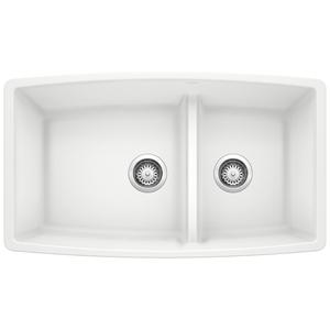 B441310 Performa White/Color Undermount - Double Bowl Kitchen Sink - White B441310 Performa White/Color Undermount - Double Bowl Kitchen Sink - White