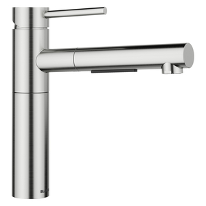 B527559 Alta II Pull-Out Spray Kitchen Faucet - PVD Steel