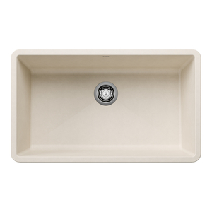 B443084 Precis White/Color Undermount - Single Bowl Kitchen Sink - Soft White B443084 Precis White/Color Undermount - Single Bowl Kitchen Sink - Soft White