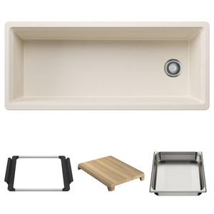 B443334 Inteos White/Color Undermount - Single Bowl Kitchen Sink - Soft White B443334 Inteos White/Color Undermount - Single Bowl Kitchen Sink - Soft White