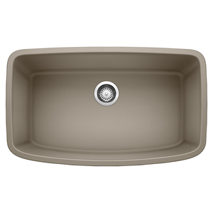 B441772 Valea White/Color Undermount - Single Bowl Kitchen Sink - Truffle B441772 Valea White/Color Undermount - Single Bowl Kitchen Sink - Truffle