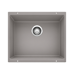 B513429 Precis White/Color Undermount - Single Bowl Kitchen Sink - Metallic Gray B513429 Precis White/Color Undermount - Single Bowl Kitchen Sink - Metallic Gray