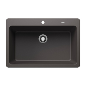 B442952 Grandis White/Color Undermount - Single Bowl Kitchen Sink - Cinder