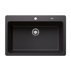 B443375 Grandis White/Color Undermount - Single Bowl Kitchen Sink - Coal Black B443375 Grandis White/Color Undermount - Single Bowl Kitchen Sink - Coal Black