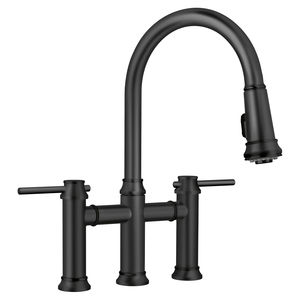 B443024 Empressa Pull-Out Spray Kitchen Faucet - Matte Black