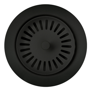 B240339 Decorative Disposal Stopper/Flange Kitchen Accessory - Coal Black