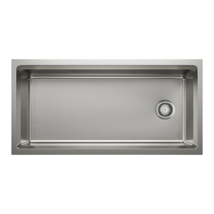 B443301 Inteos Stainless Steel Undermount - Single Bowl Kitchen Sink - Satin Polish B443301 Inteos Stainless Steel Undermount - Single Bowl Kitchen Sink - Satin Polish