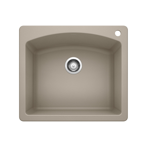 B441280 Diamond White/Color Dual Mount Single Bowl Kitchen Sink - Truffle B441280 Diamond White/Color Dual Mount Single Bowl Kitchen Sink - Truffle