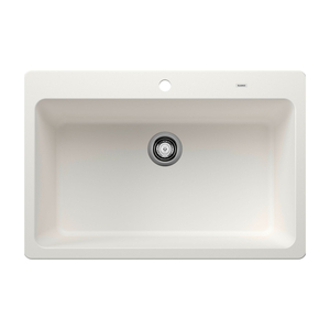 B442954 Grandis White/Color Undermount - Single Bowl Kitchen Sink - White