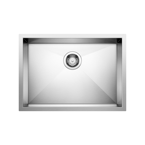 B443047 Quatrus Stainless Steel Undermount - Single Bowl Kitchen Sink - Stainless Steel