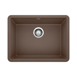 B522418 Precis White/Color Undermount - Single Bowl Kitchen Sink - Cafe Brown