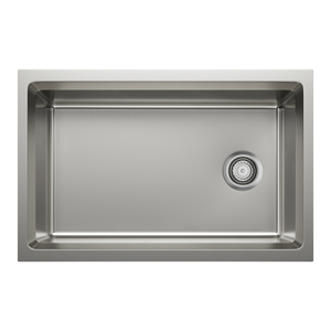 B443299 Inteos Stainless Steel Undermount - Single Bowl Kitchen Sink - Satin Polish