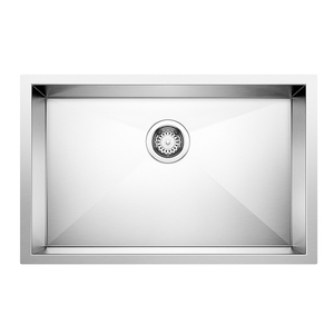 B443048 Quatrus Stainless Steel Undermount - Single Bowl Kitchen Sink - Stainless Steel