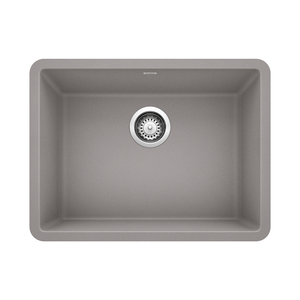 B522413 Precis White/Color Undermount - Single Bowl Kitchen Sink - Metallic Gray B522413 Precis White/Color Undermount - Single Bowl Kitchen Sink - Metallic Gray