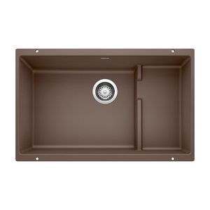 B519457 Precis White/Color Undermount - Single Bowl Kitchen Sink - Cafe Brown