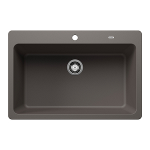 B443111 Grandis White/Color Undermount - Single Bowl Kitchen Sink - Volcano Gray
