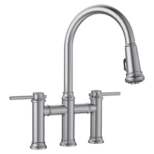 442505 Empressa Pull-Out Spray Kitchen Faucet - PVD Steel 442505 Empressa Pull-Out Spray Kitchen Faucet - PVD Steel