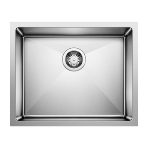 B443145 Quatrus Stainless Steel Undermount - Single Bowl Kitchen Sink - Stainless Steel