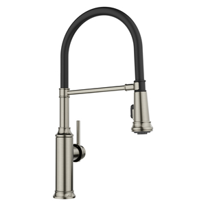 B443246 Empressa Pull-Out Spray Kitchen Faucet - Satin Platinum