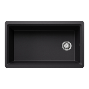 B443311 Inteos White/Color Undermount - Single Bowl Kitchen Sink - Coal Black B443311 Inteos White/Color Undermount - Single Bowl Kitchen Sink - Coal Black