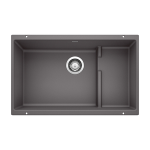 B519451 Precis White/Color Undermount - Single Bowl Kitchen Sink - Cinder B519451 Precis White/Color Undermount - Single Bowl Kitchen Sink - Cinder