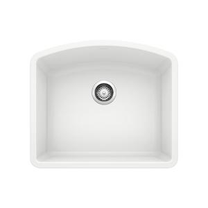 B440175 Diamond White/Color Undermount - Single Bowl Kitchen Sink - White