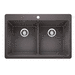 Blanco B443204 Cinder Double Bowl Kitchen Sinks