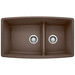 Blanco B441313 Cafe Brown Undermount Double Bowl Kitchen Sink
