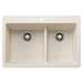 Blanco B443217 Soft White Double Bowl Kitchen Sinks