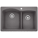 Blanco B441465 Cinder Double Bowl Kitchen Sinks