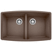 Blanco B440068 Cafe Brown Undermount Double Bowl Kitchen Sink